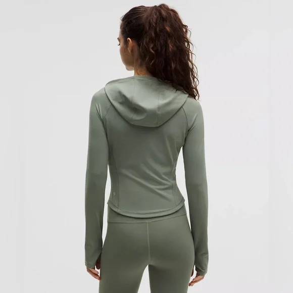 Like New! Lululemon Wunder Train Full Zip Jacket- Willow Leave- Size 10 - Picture 2 of 9